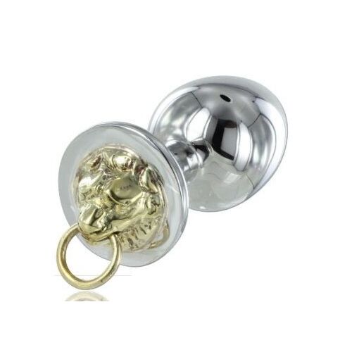 Plug Anal METAL HARD so zväzkom tigra