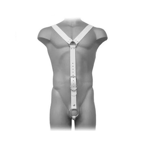 Postroj Leather Body Harness Men s nastaviteľným dizajnom