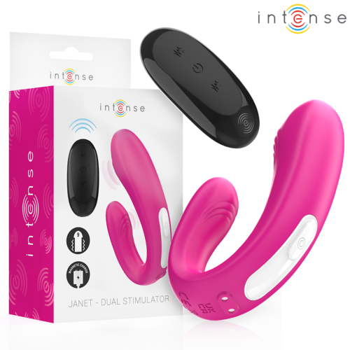 Stimulátor a vibrátor INTENSE REMOTE CONTROL Janet s diaľkovým ovládaním