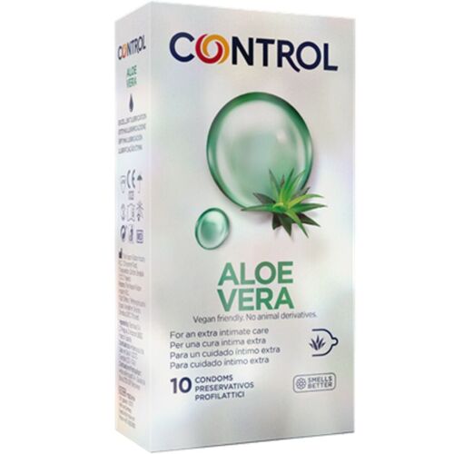 Kondóm Control Aloe Vera 10 kusov s aloe verom