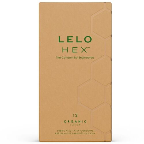 Kondómy LELO HEX Organic s organickým latexom a L-arginínom