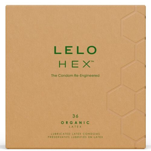 Kondóm LELO HEX Organic s L-arginínom a ekologickým latexom