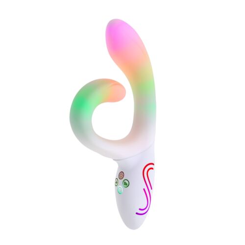 Vibrátor Paradise Pleasure Products The Rabbit s RGB svetlom