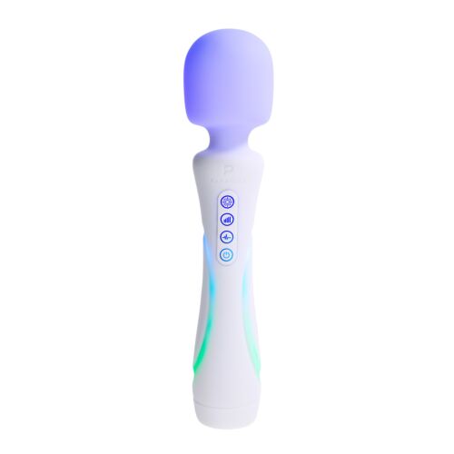 Vibrátor Paradise Pleasure Products The Wand s RGB podsvietením