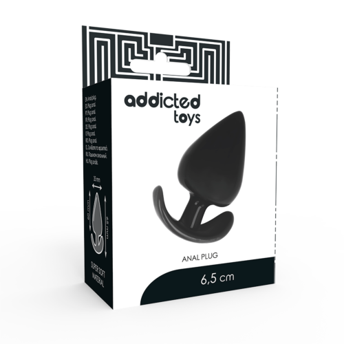 Análny Plug ADDICTED TOYS 6.5 CM - Flexibilný a ergonomický