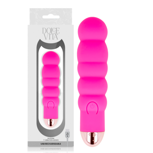 Vibrátor Dolce Vita Six Pink s 7 rýchlosťami