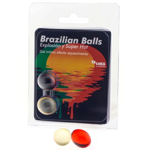 Lubrikant Taloka Brazilian Balls s teplým efektom