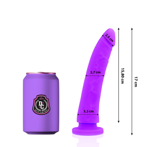 Dildo DELTACLUB 17 cm z medicínskej silikónu s realistickým dizajnom