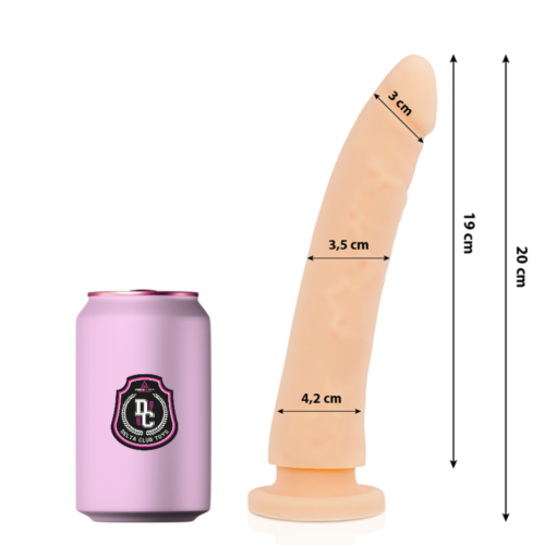 Dildo DELTACLUB 20 cm hipoalergénne