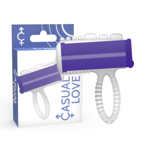 Vibrátor Casual Love Ring - Stimulácia prstom alebo jazykom