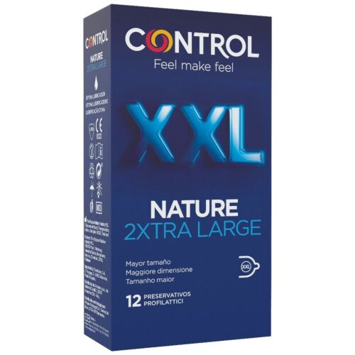 Kondómy Control Nature XXL - Maximálna pohodlnosť pre väčšie rozmery