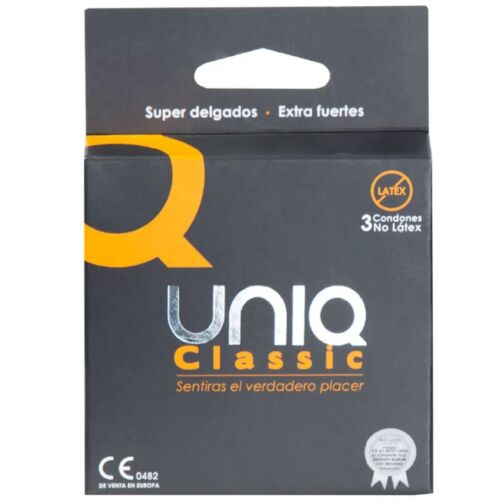 Kondómy Uniq Classic ultratenké bez latexu