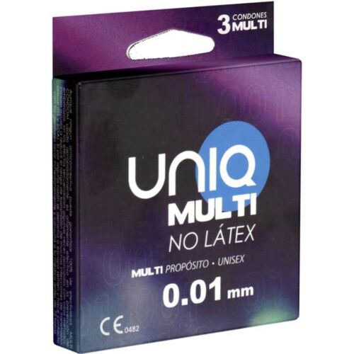 Kondómy Uniq MULTI bez latexu s prírodzeným pocitom