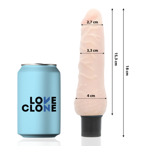 Vibrátor LOVECLONE SVEN s samoopravnou lubrikáciou