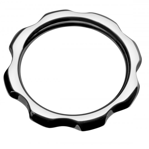 Otvorený kovový krúžok na penis a semenníky Metal Hard