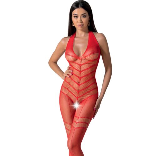 Bodystocking PASSION BS100 s elastickým materiálom