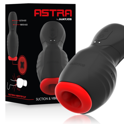 Masturbátor JAMYJOB ASTRA so silnou vibráciou a sacou funkciou