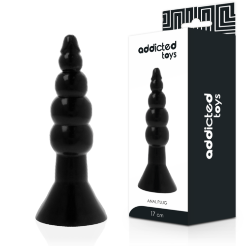 Análny plug ADDICTED TOYS 17 CM čierny