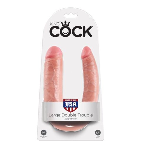 Dildo KING COCK 17.8 cm s realistickým dotykom