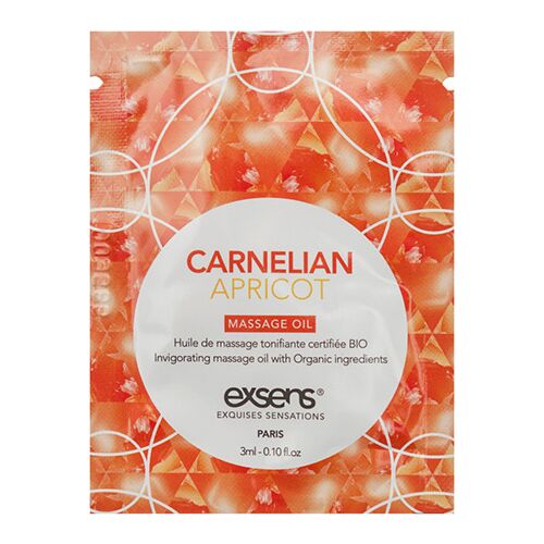 Olej na masáž Exsens Carnelian Apricot 3 ml s výživou