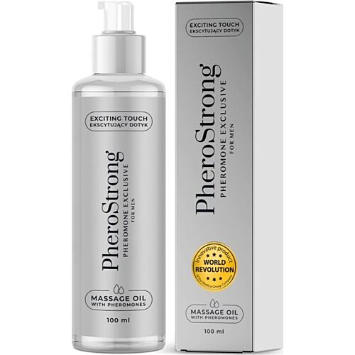 Olej na masáž PheroStrong 100ml s feromónmi