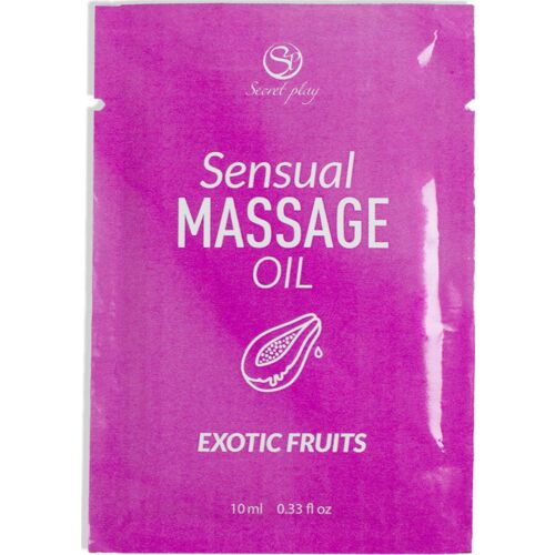 Olej na masáž Secretplay Monodosis Frutas Exóticas 10 ml