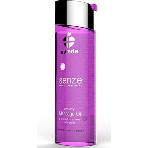 Olej na masáž SWEDE Divinity s arómou a vegánskym zložením