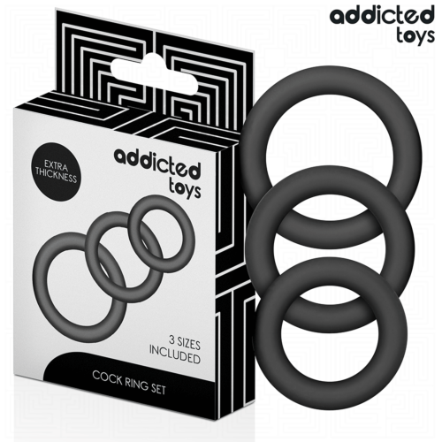 Krúžky bez vibrácie ADDICTED TOYS Model 1