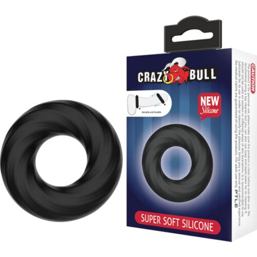 Krúžok Crazy Bull Spiral | Silikónový dizajn a stimulácia