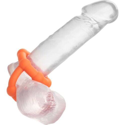 Krúžok CALEXOTICS Alpha s podporou pre šourku