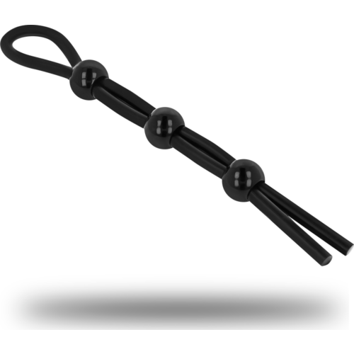 Krúžok OHMAMA FETISH - Corda pre penis a semenníky