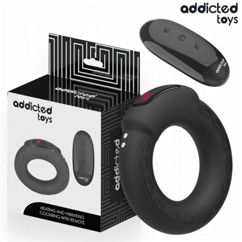 Vibrátor ADDICTED TOYS Krúžok s vyhrievacím efektom
