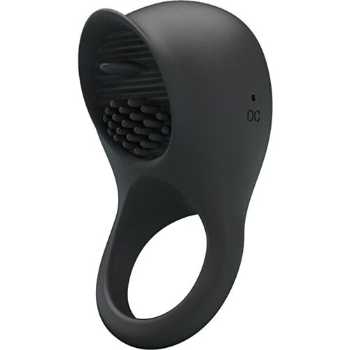 Krúžok vibrátor Pretty Love Male s jazykovým stimulátorom