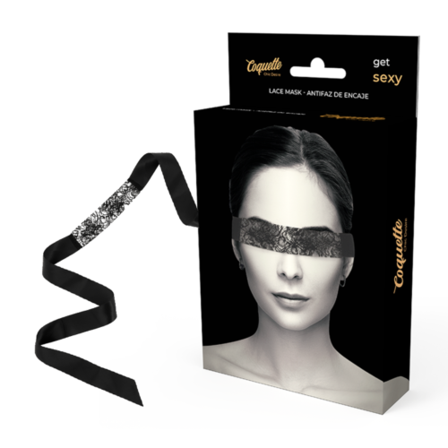 Maska na oči Bondage Coquette Chic Desire v čipke