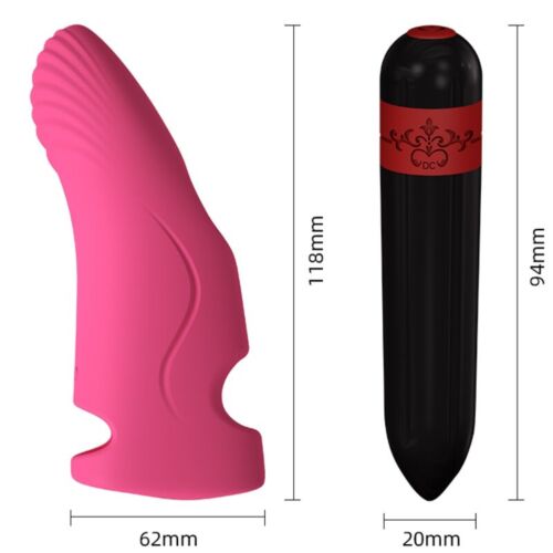 Mini vibrátor ARMONY AURORA s 9 režimami vibrácie