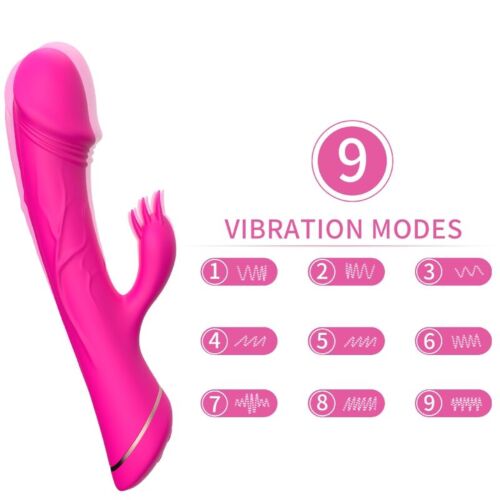 Vibrátor ARMONY DILDO VIBRATOR RABBIT s oddelenými motormi