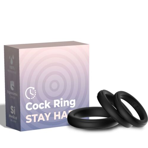 Krúžok ARMONY FOR HIM Triple Silicone Ring