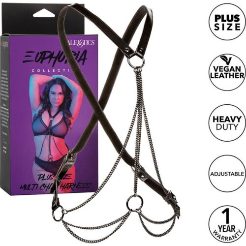 Postroj CALEXOTICS Euphoria Plus Size a jeho výhody