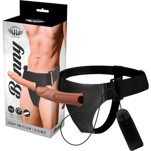Postroj HARNESS ATTRACTION RNES HOLLOW BENNY s vibrátorom