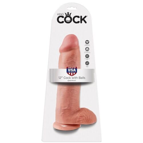Dildo KING COCK 30.48 cm s prísavkou