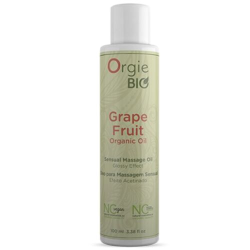 Masážny olej Orgie Bio Grapefruit 100ml s pomelom