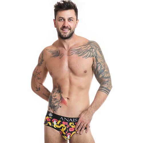 Jockstrap ANAIS MEN Banana Jock Bikini XL s otvorenými zadočkami
