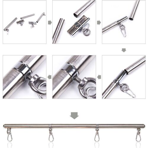 Esposy OHMAMA FETISH s 4 hákmi pre bezpečné hry