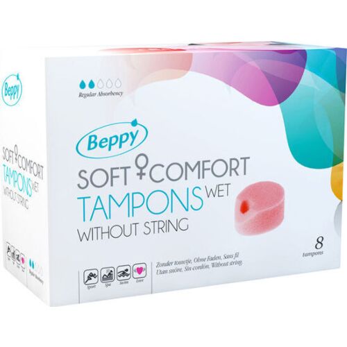 Tampony Beppy Soft Comfort bez šnúrky pre pohodlné obdobie