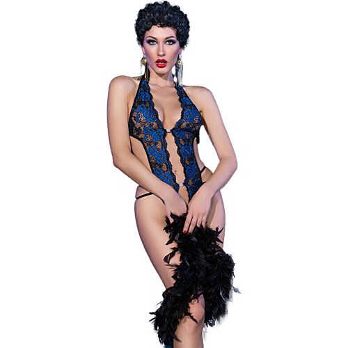 Body Crotchless Chilirose CR 4479 s čipkovými detailmi