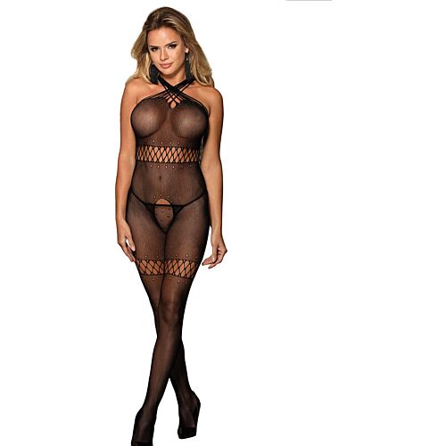 Bodystocking SUBBLIME 951948 s priečnymi popruhmi