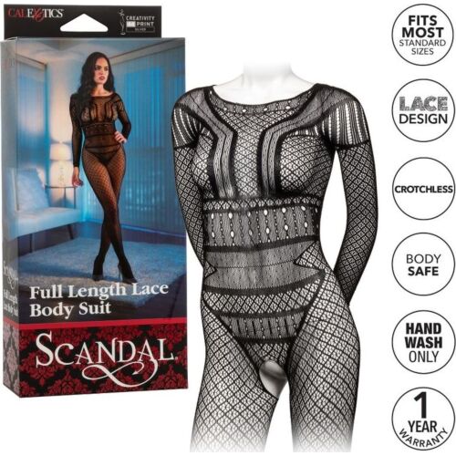 Kombinéza CALEXOTICS LACE BODY SUIT přiléhavá a sexy
