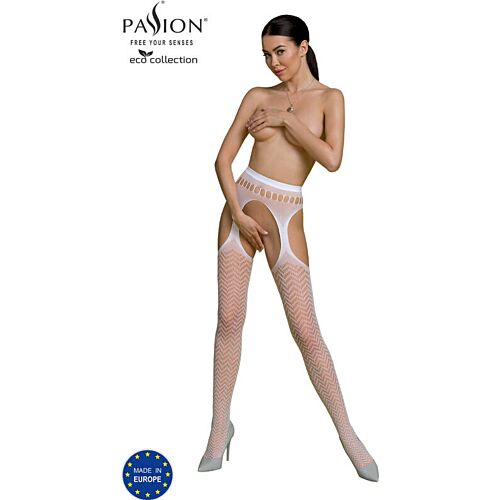 Pančuchy s ligúrom Passion Woman Eco Collection S002