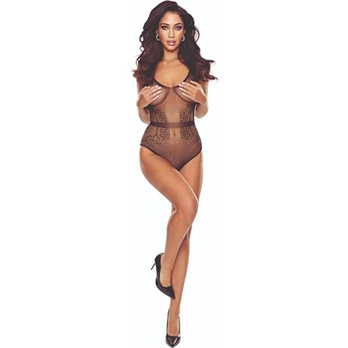 Bodystocking Passion Woman BS115 Rejilla a Encaje