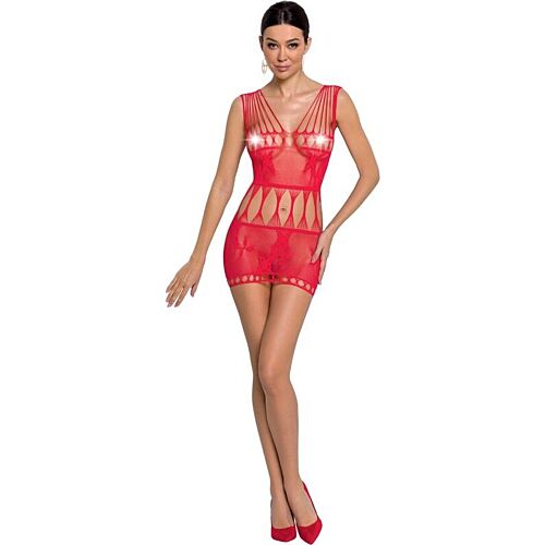 Bodystocking PASSION BS090 s čipkou a priesvitnosťou